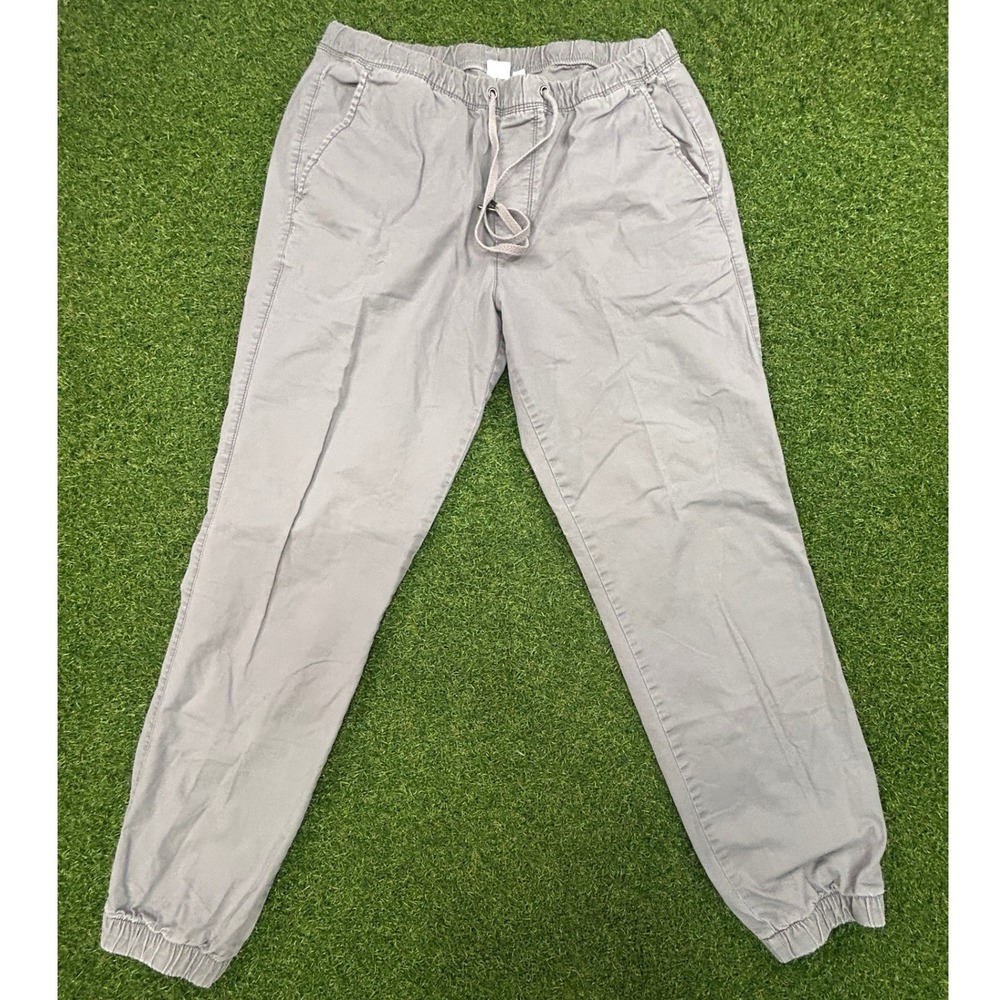 Gap for Good Mens Grey Drawstring Elastic Waist Jogger Pants Size M
